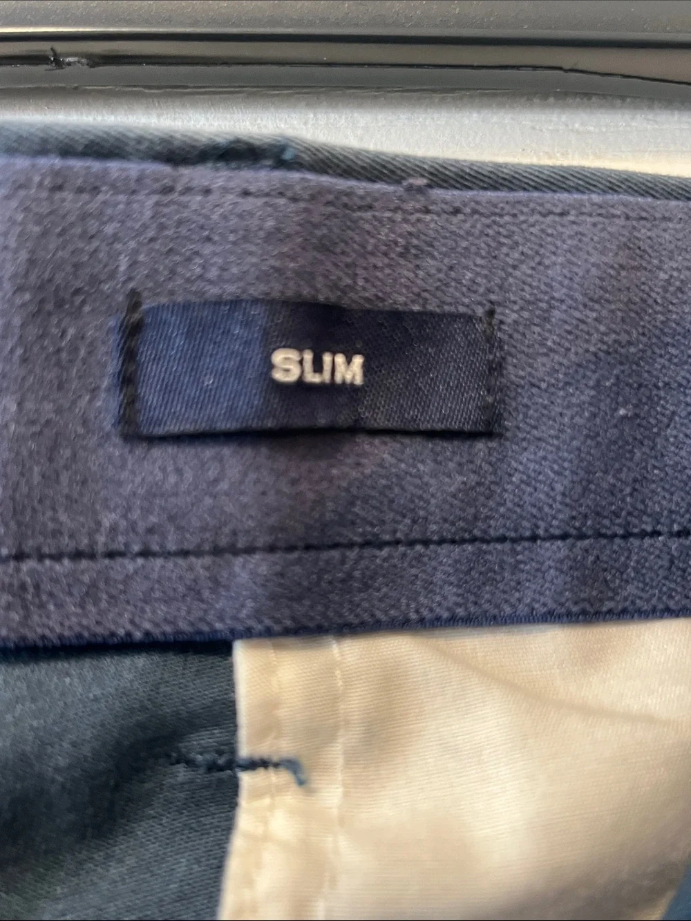 J. Crew Men's Dark Blue Chino Pants